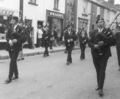 On parade in the early days, way back in 1959