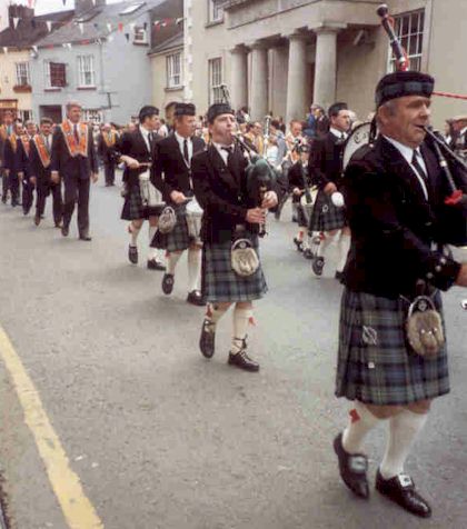 On parade in Enniskillen