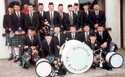 Picture taken outside the band hall in 1997