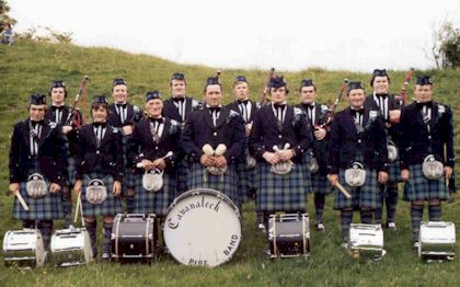 Dedication of new uniforms in 1978